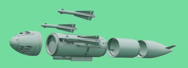 Northrop F89H Rocket Wing pods ACM-48059