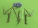 Brass Grumman F7F Tigercat  Undercarriage Set Italeri /AMT) ACM-48060