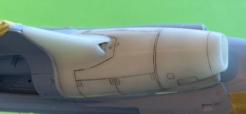 Buccaneer S1 Intake Conversion (New Airfix)  ACM-72010