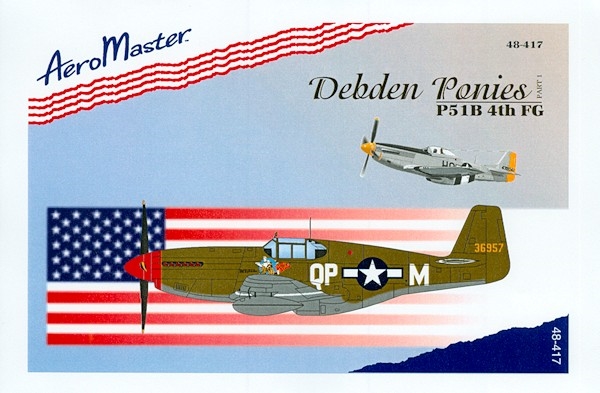 Debden Ponies P51B`s 4th FG AMD48-417