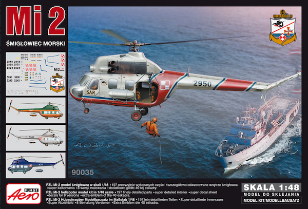 MiL Mi2 Navy Helicopter 90035