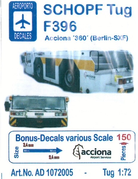 Schopf F396 Aircraft Tug (Berlin SXF Airport 'Acciona '360') Ad1072005