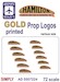 Prop Logos Gold Printed (Hamilton Standard) Ad5507224