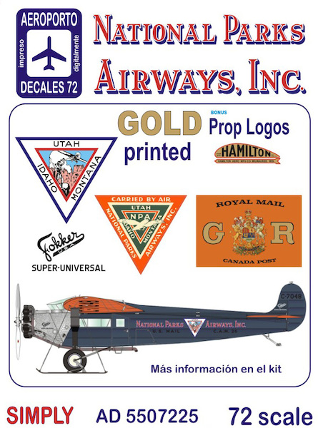Fokker Super Universal (National Parks Airways Inc.) Ad5507225