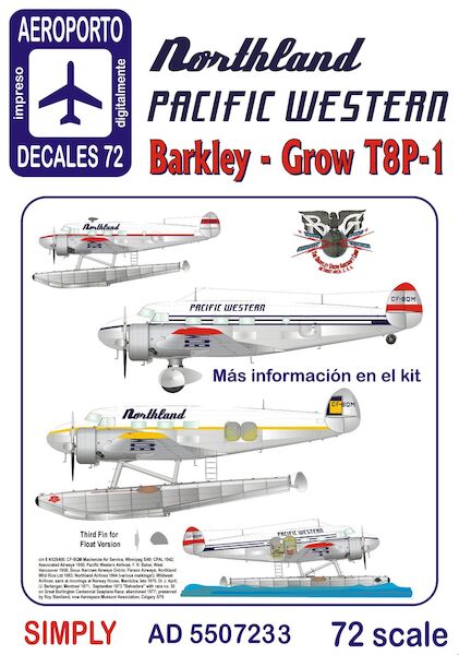 Barkley Grow T8P-1 (Northland & Pacific Western Airlines) AD55072332