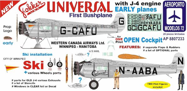Fokker Universal - EARLY type II  AP8807233
