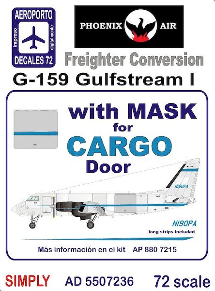 Grumman G-159 Gulfstream I (Phoenix - Freighter Conversion) -with Mask AD5507236