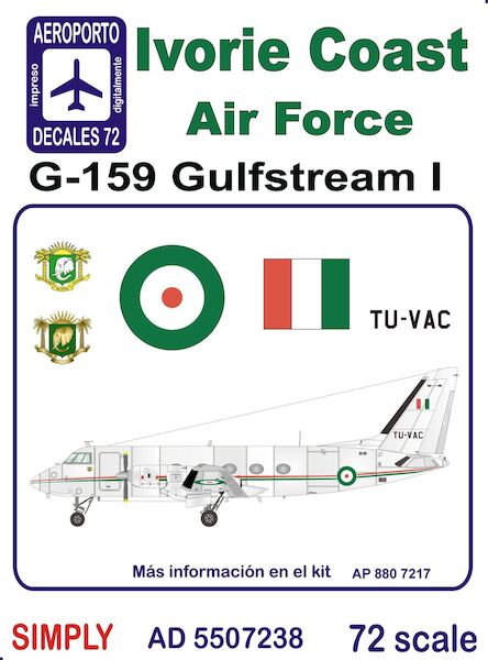 Grumman G-159 Gulfstream I (Ivorie Coast AF) AD5507238
