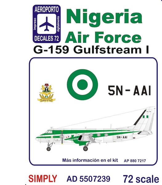 Grumman G-159 Gulfstream I (Nigeria AF) AD5507239
