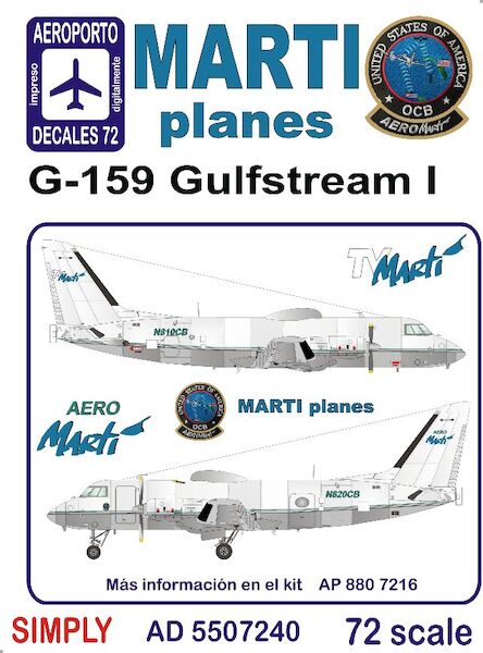 Grumman G-159 Gulfstream I (MARTI Planes) AD5507240