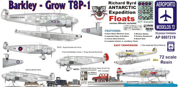 Barkley Grow T8P-1 - Wheel, Ski & Float Version (Richard Byrd, RCAF) (NEW STOCK) AP8807219