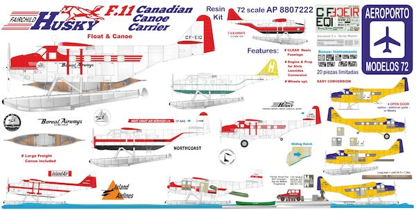 Fairchild Husky - Float & outboard Canoe Version (RESTOCK) AP8807222
