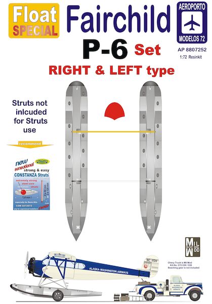 Floats set: 2x Fairchild P6 -Handed left and right- AP8807252