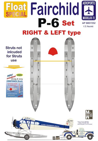 Floats set: 2x Fairchild P6  -Handed left and right-  AP8807252