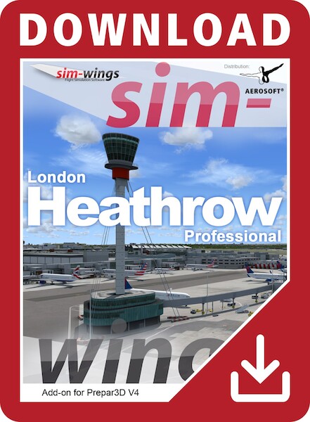 EGGL-Mega Airport London Heathrow professional (Download version) 14190-D