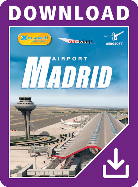 LEMD-Airort Madrid XP (X-Plane 11) AS15356-D
