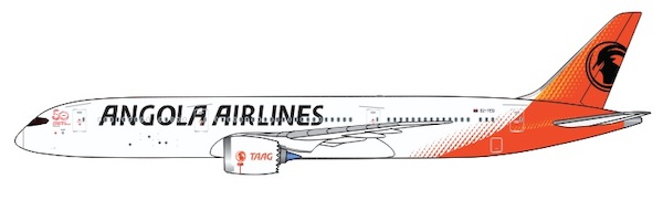 Boeing 787-9 Dreamliner TAAG Angola Airlines D2-TEQ Limited Edition DTA126111