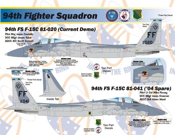 F15C East Coast Demo Eagle AD48-006