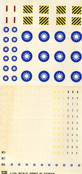 Republic of China (Taiwan) National Markings  AFV001