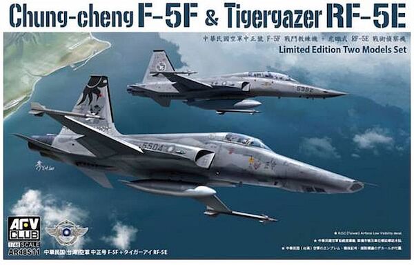 Northrop F5F/RF5E Tigergazer (Taiwan) 2 kits included  AR48S11