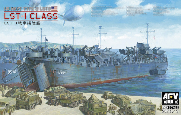 US Navy type 2 LSTS LST-1 Class Landing Ship Tank AR73515