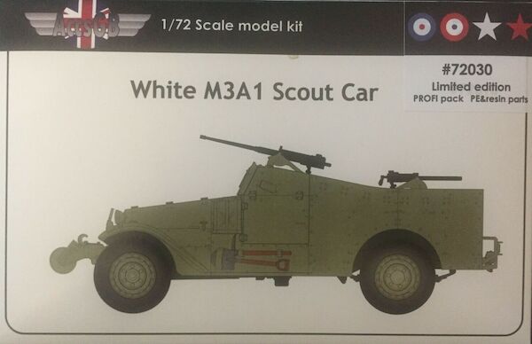 White M3A1 Scout car (Great Britain/France) Profipack AGB72030