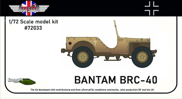 Bantam BCR40 (German DAK Afrika Korps) AGB72033
