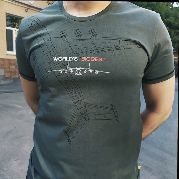 T-Shirt Antonov AN-225 Mriya 'World's Biggest' AN-225 SHIRT