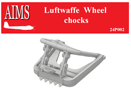 Luftwaffe Wheel chocks (2x)  24P002