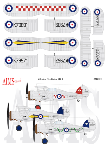 Gloster Gladiator MK1  32D022