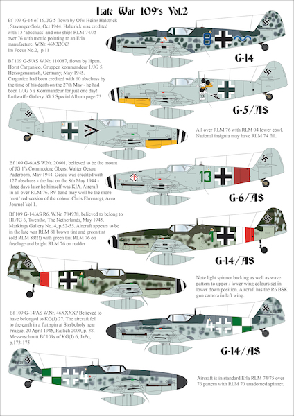Late War Bf109's Vol. 2  32D026