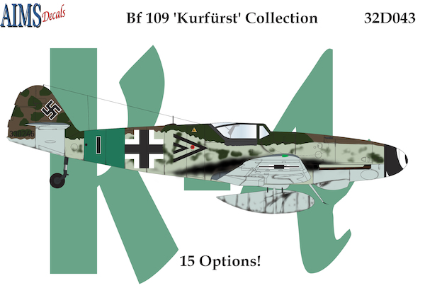 Messerschmitt Bf-109K-4 Kurfurst Collection  32D043