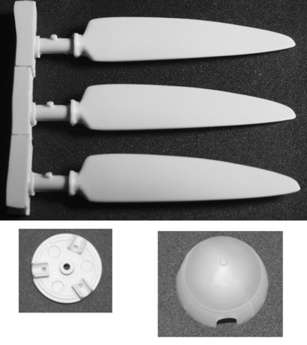 De Havilland Propeller set for Spitfire MKI (Revell MKII)  32P038