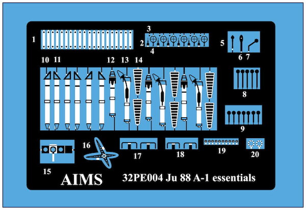 Detailset Junkers Ju88A-1 Essentials (Revell)  32PE004