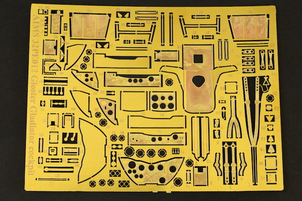 Gloster Gladiator Cockpit details (ICM)  32PE012
