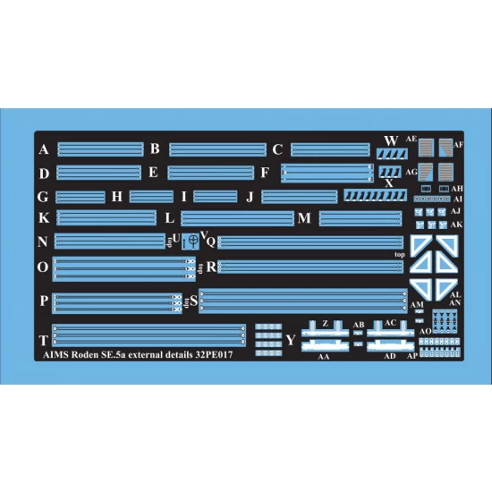 RAF SE5a Bracing Wires and External Details (Roden) 32PE017