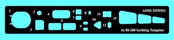 Ju88 -388 scribing template  32PE021