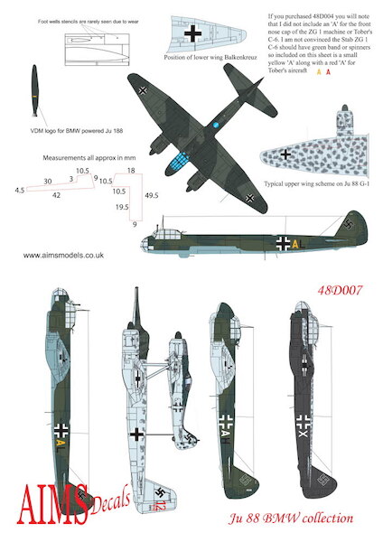 Junkers Ju88 BMW Collection 48D007