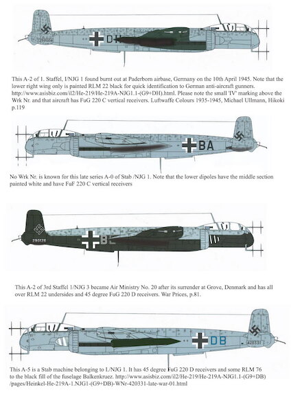 Heinkel He219A  Collection  48D012