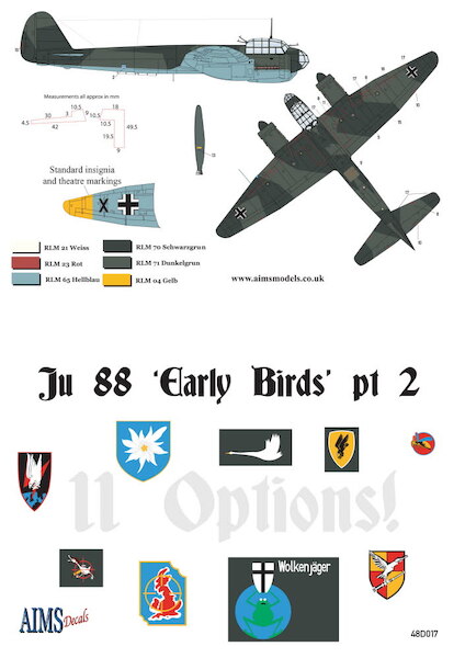 Junkers Ju88 Early birds Part 2  48D017