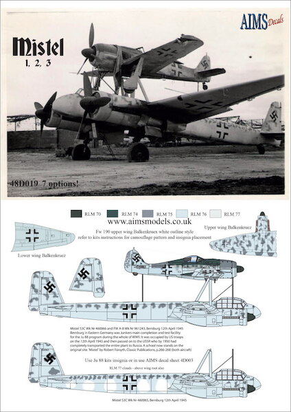 Mistel 1,2,3 Collection (7 options)  48D019