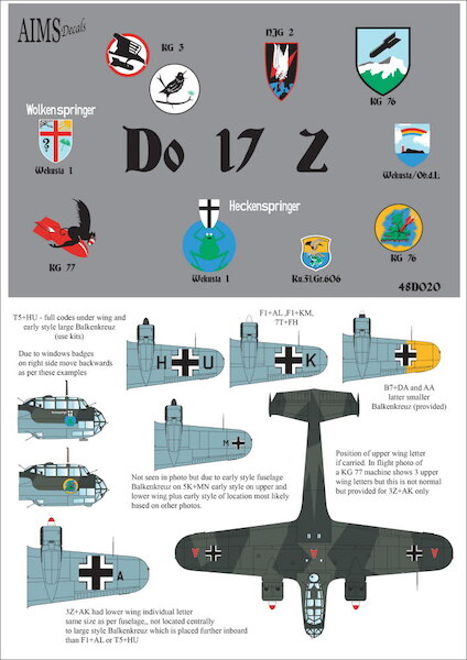 Dornier Do17Z Collection  48D020