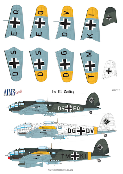 Heinkel he111Z Zwilling 1  48D027