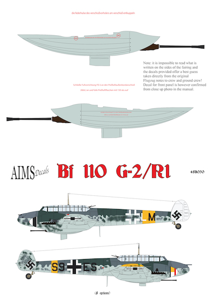 Messerschmitt Bf110G-2/R1  48D030