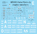 Messerschmitt Bf109 Data Plates and engine numbers AIMS48D034