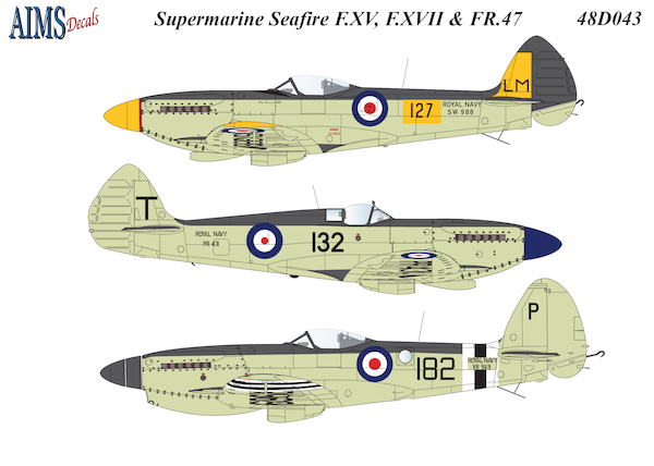 Seafire  F.XV, F.XVII and FR47  48D043