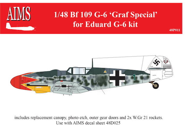 Messerschmitt BF109G-6 "Graf Special" (Eduard) 48P011
