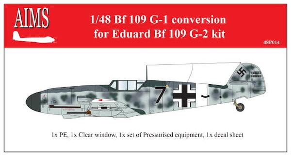 Messerschmitt BF109G-1 Conversion (Eduard G-2) 48P014