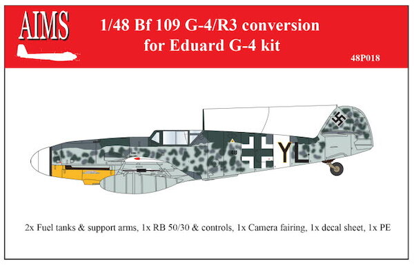 Messerschmitt BF109G-4/R3 Conversion (Eduard G-4) 48P018