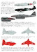 Monotone Me's (Bf109, Bf110, Me262) 72D024
